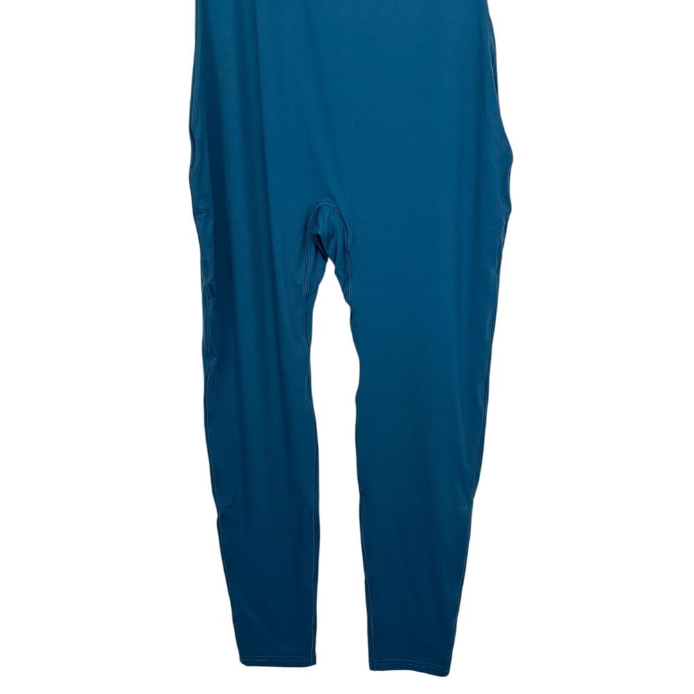 NWOT HYZ Sleeveless Skinny Jumpsuit Teal Blue Size L - Picture 4 of 7